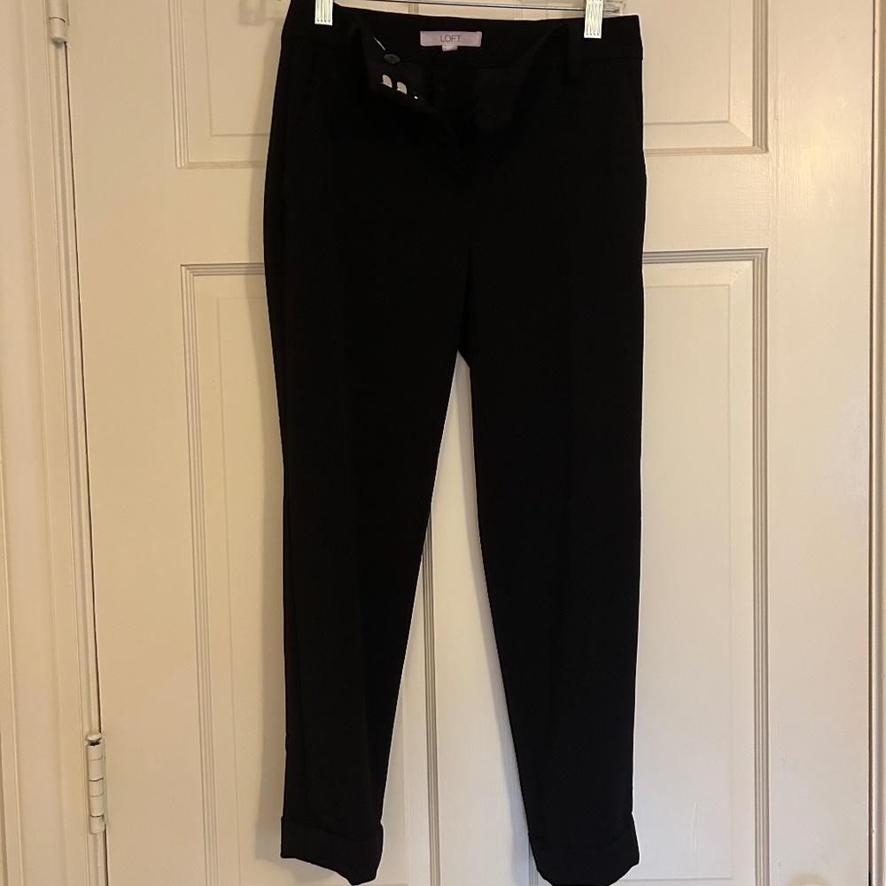 Black Loft dress pants.